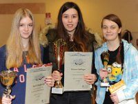 2  Doris Vogel ganz rechts (8b) 3. Platz Mädchen U18